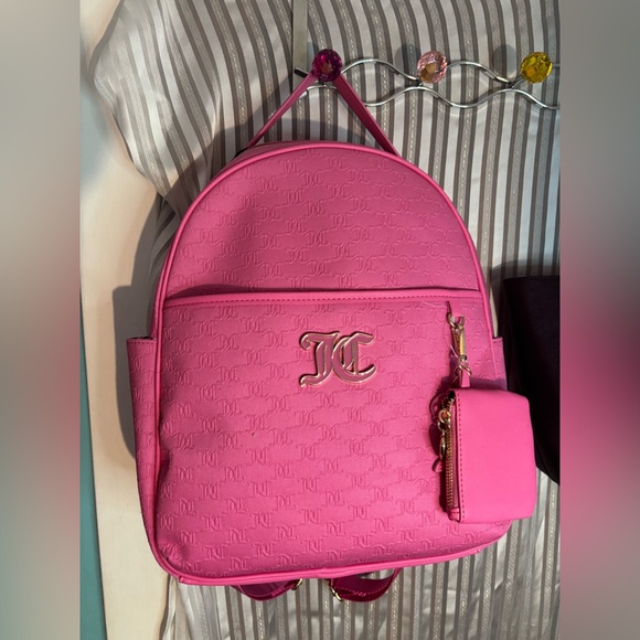 Juicy Couture Handbags - Juicy Couture Pink backpack NWT
